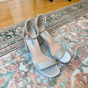 Steve Madden Sparkly Carrson Crystal Heels